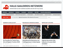 Tablet Screenshot of halle-saalekreis-netzwerk.de